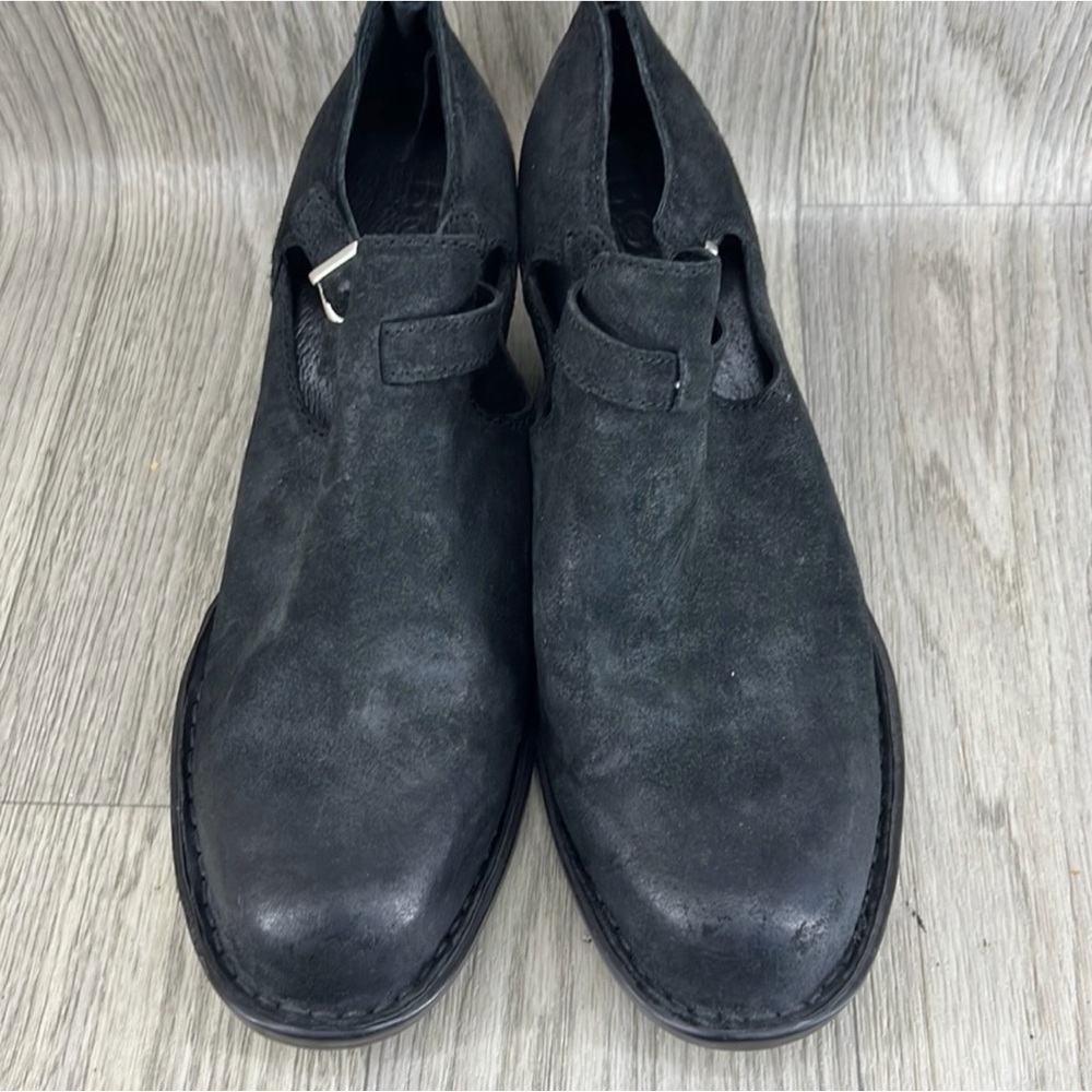Born Women's Black Suede Ankle Booties - Picture 2 of 10